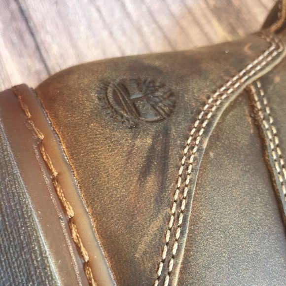 TIMBERLAND Graceyn Brown Leather Lace Up WP Lug Sole Boots 8M - Picture 10 of 15